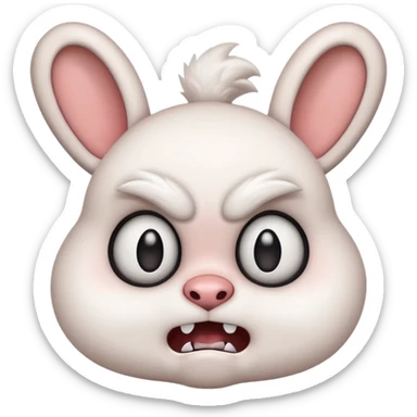 Lapin Cretin sticker