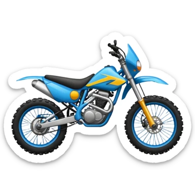 enduro bike sticker