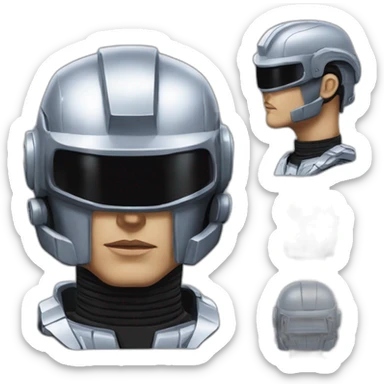 robocop original 1987 sticker