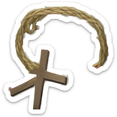 British flag book cover with Christian cross in front sticker