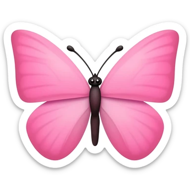 Borboleta rosa sticker