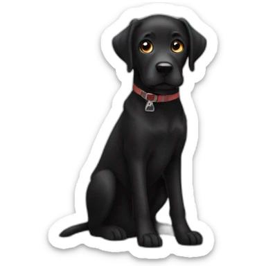 davidbowie-blacklabrador sticker