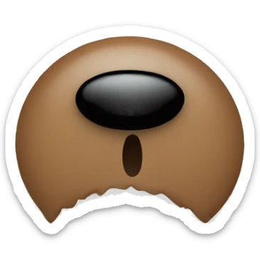 Snowflakes on nose  sticker