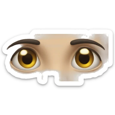 secret society cute eyes sticker