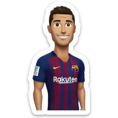 Cristiano Ronaldo Barcelona  sticker