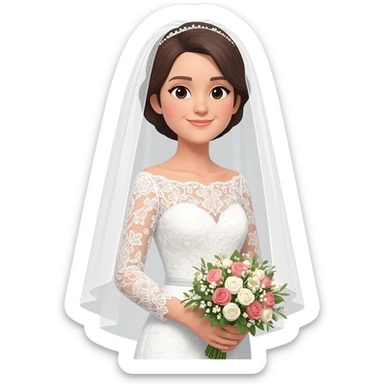 bride sticker