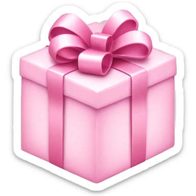 pastel pink gift sticker