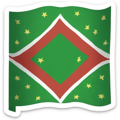 Circassian flag sticker
