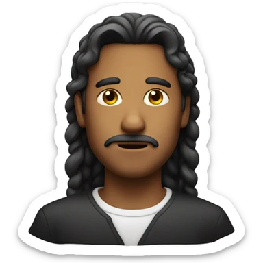 judgmental face sticker