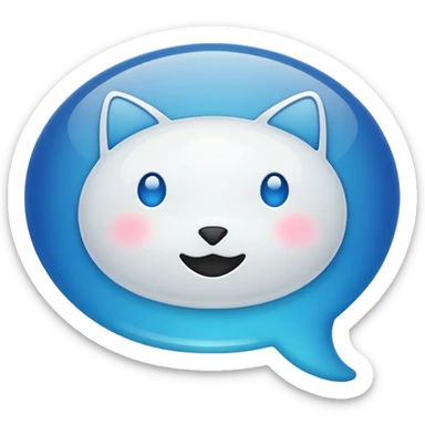 chat bubble sticker