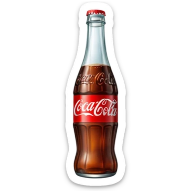 Coca Cola bottle sticker
