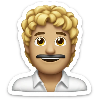 Fiestero con manos rock sticker