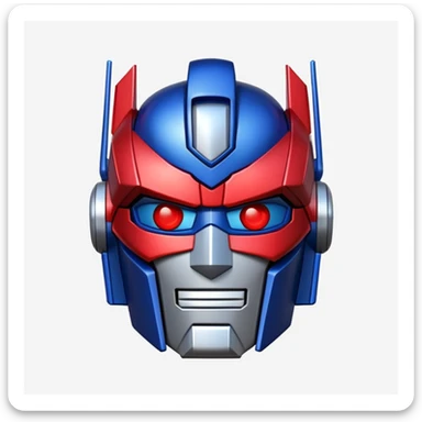 Make an emoji of optimus prime sticker