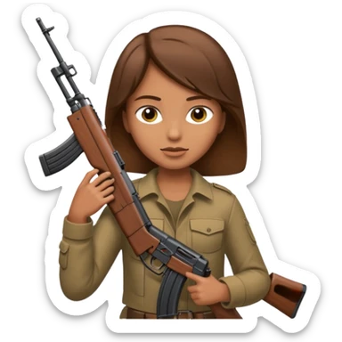 AK47 in heand sticker