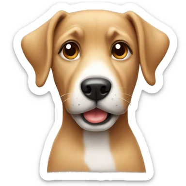 ￼ A dog sticker