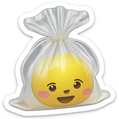 pochette plastique transparent sticker