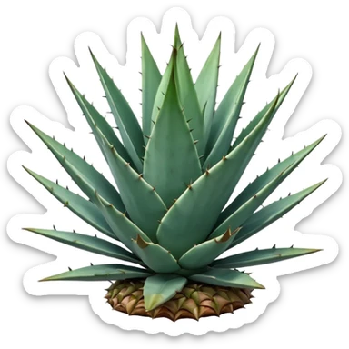 mezcal planta sticker