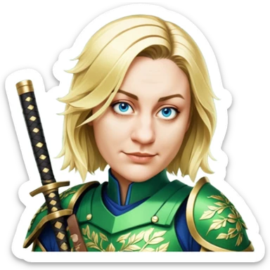 Emerald Samurai sticker