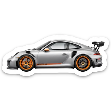 Porsche gt3 rs sticker