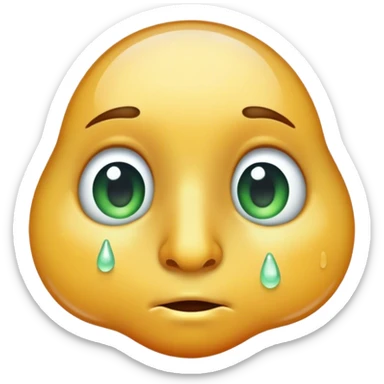 Nose with snot sticker