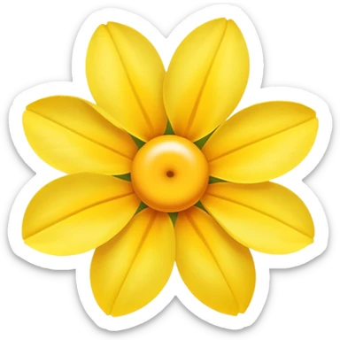 Soft flower sticker