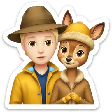 dave and bambi friday night funkin mod sticker