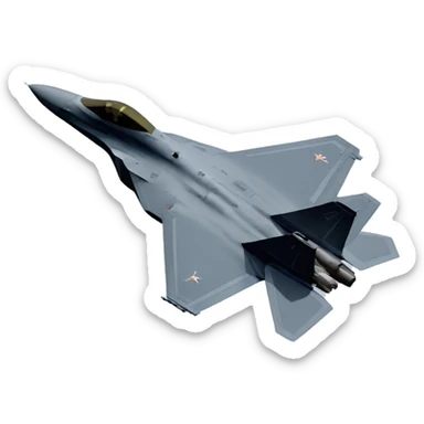 F22 jet sticker