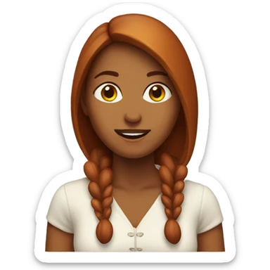 Chestnut woman  sticker