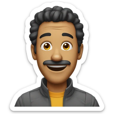 Goofy ahh uncle production sticker