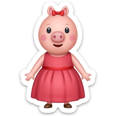 Peppa pig sticker
