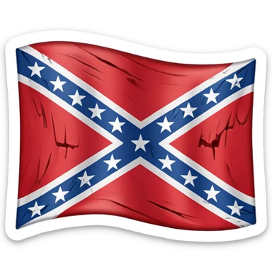  confederate flag emoji sticker