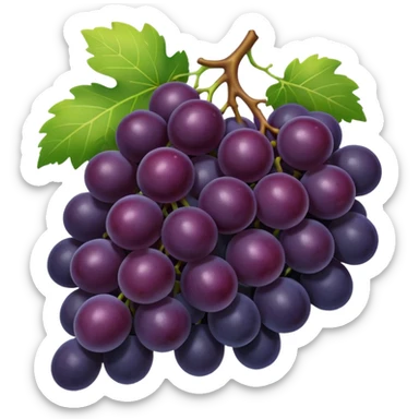 black grapes sticker
