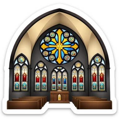 church nave sticker