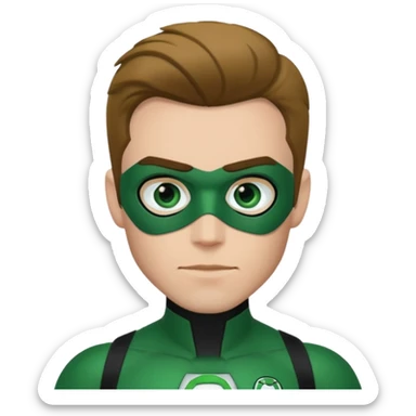 Green Lantern from Justice League sticker