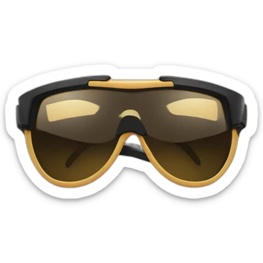Latex bodybuilder sunglasses sticker