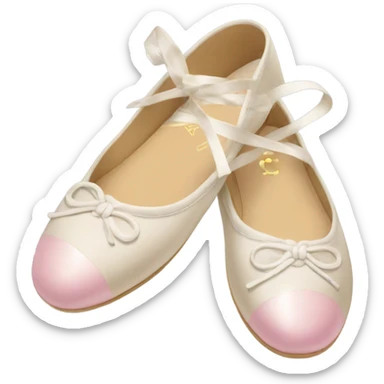 Chanel ballet flats sticker