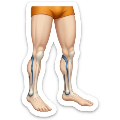 Jambes lourdes sticker