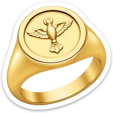 anillo de bautizo sticker