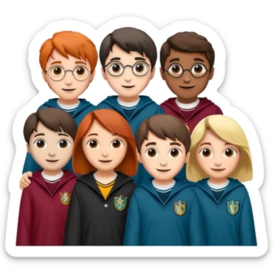 houses team harry potter sticker