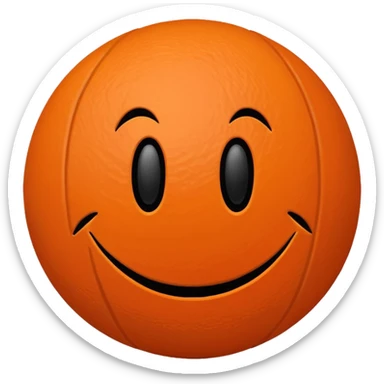 Smiley icon new york knicks sticker