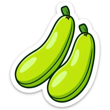 애호박 (Korean zucchini) sticker