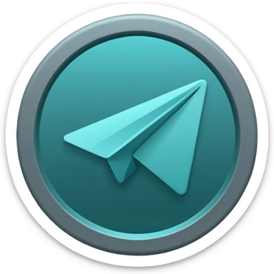 Minimalist outline icon, monoline style, thin clean contour, no shading, no gradients, transparent background, vector style, centered composition, flat design, elegant, premium, modern, Telegram emoji style, color palette: aqua teal #40B2D6 and slate gray #2F3B3E, no text, no background, 512x512 sticker