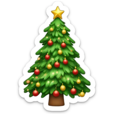 Sapin de noël sticker