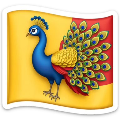 Konbaung flag emoji pls sticker