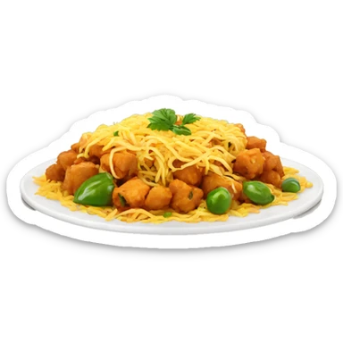 PAKISTANI FOOD ON A PLATE sticker