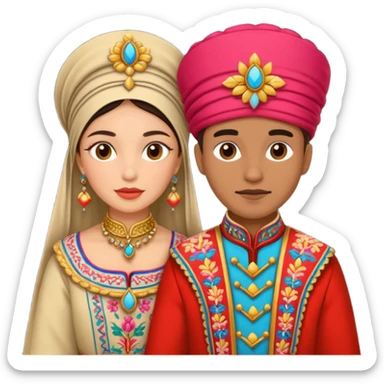 Pareja Guardeses sticker