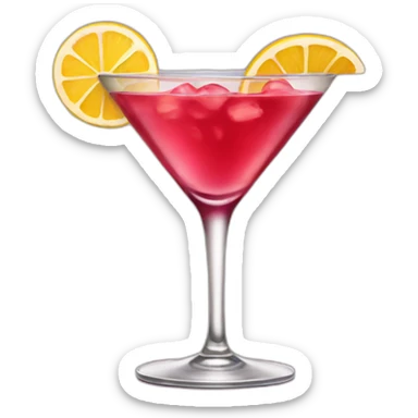 cosmopolitan coctail sticker
