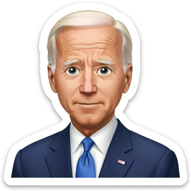 Joe Biden in White House  sticker