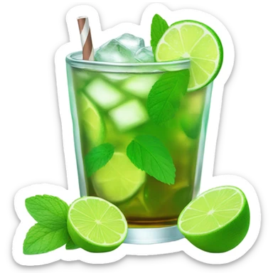 Lime x Matcha x Mint Iced Tea sticker