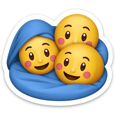 crea un emoji de buenas noches Javier y Tobi sticker